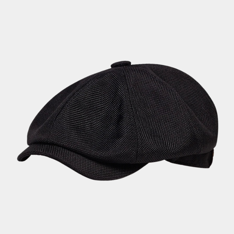 Klassische Herren Schiebermütze aus Tweed