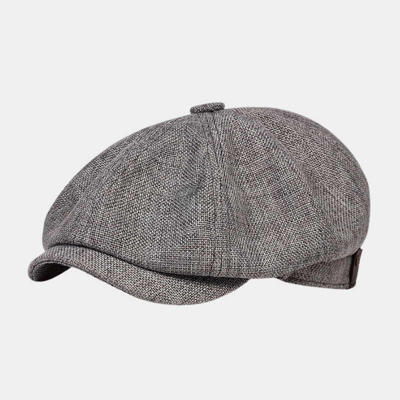 Klassische Herren Schiebermütze aus Tweed