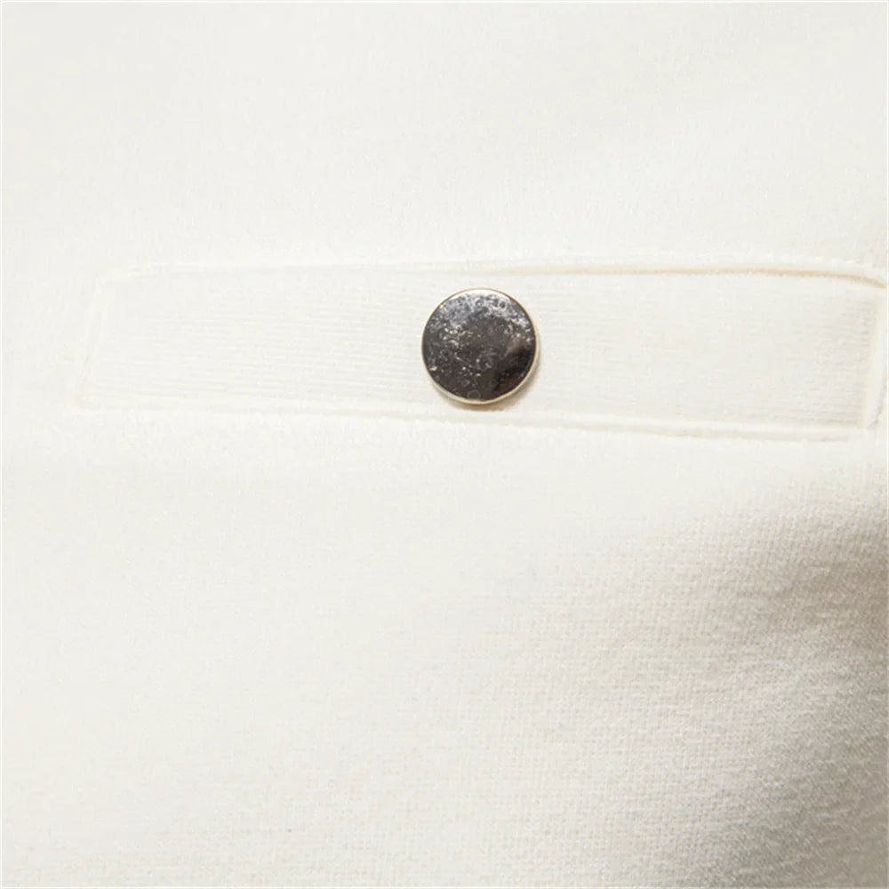 Moderner Herren Sweat-Troyer mit Reißverschluss