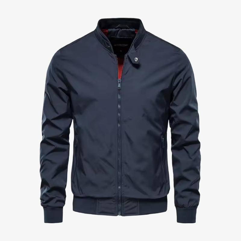 Frankfurt Leichte Blouson-Jacke mit Stehkragen
